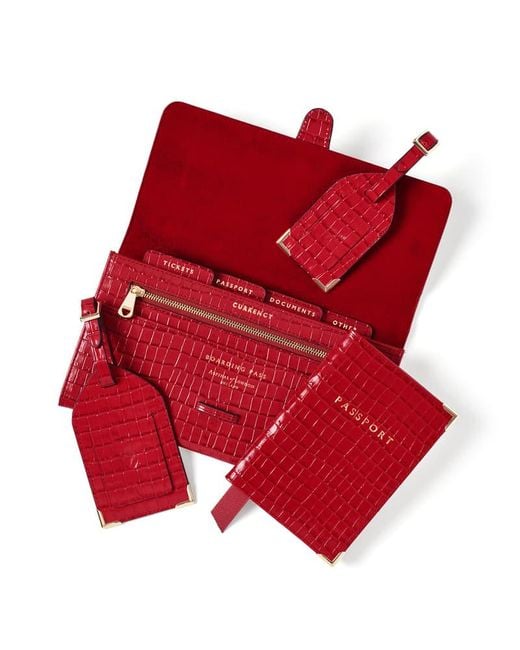 Aspinal Red Travel Collection