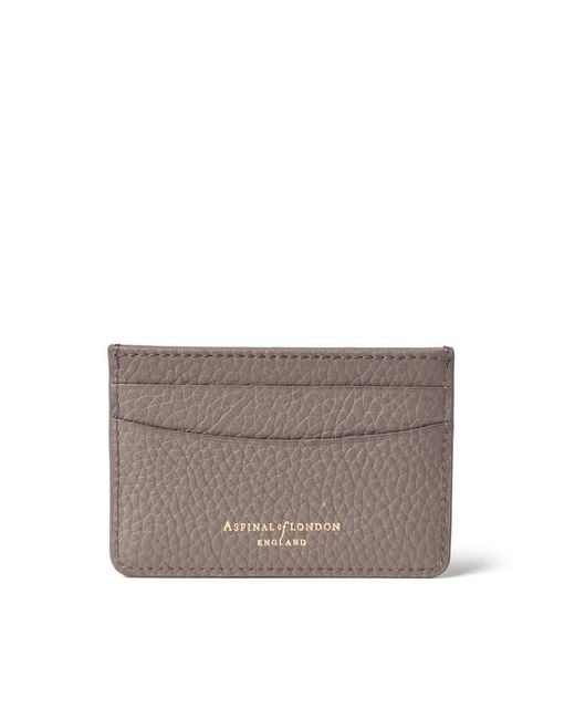 Aspinal Gray Slim Credit Card Holder