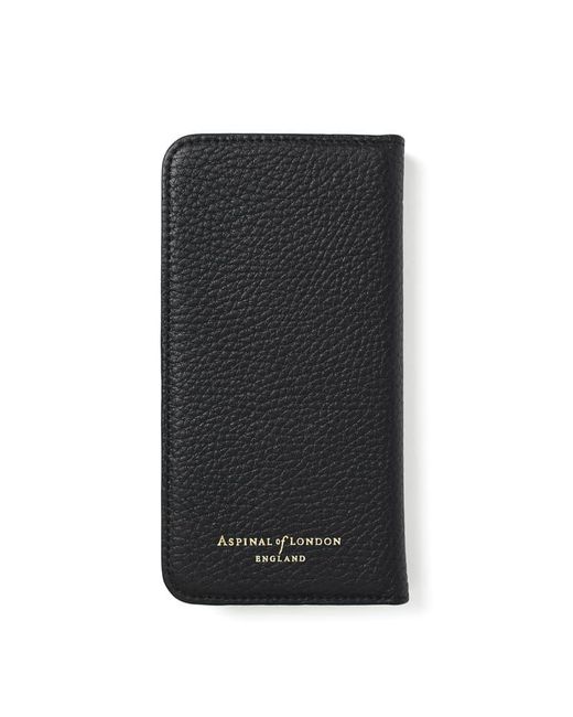 Aspinal Black Iphone 16 Pro Magnetic Card Case