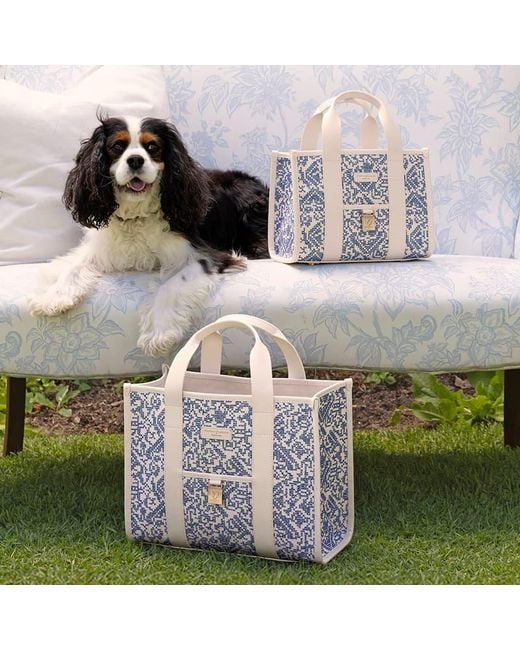 Aspinal Blue Henley Tote