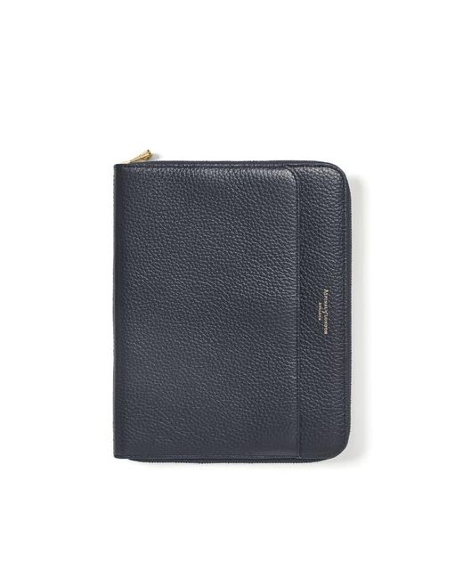 Aspinal Blue A5 Compact Organiser Padfolio