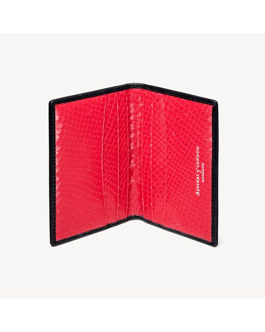 Aspinal of London Leather Double Fold Credit Card Holder for Men Lyst