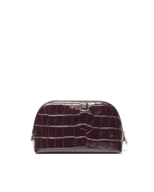Aspinal Purple Classic Makeup Case