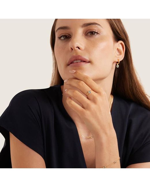 Aspinal Metallic Gemstone Ring
