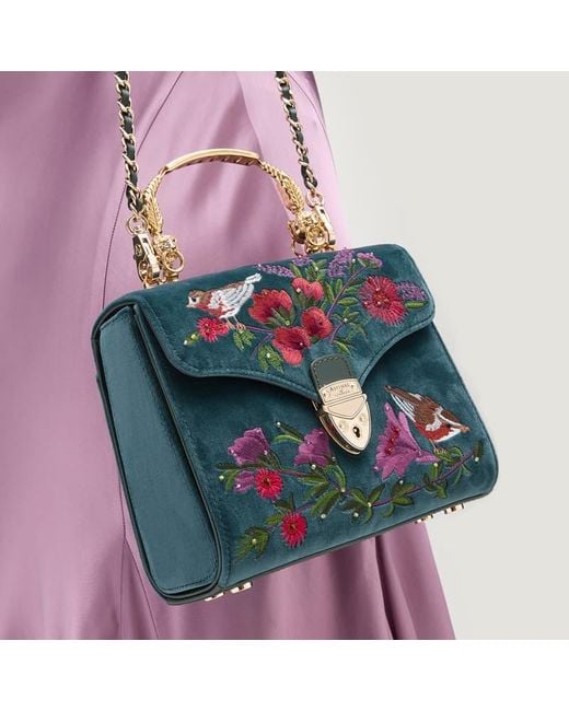 Aspinal Blue Midi Mayfair