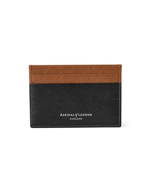 Aspinal Black Slim Credit Card Holder
