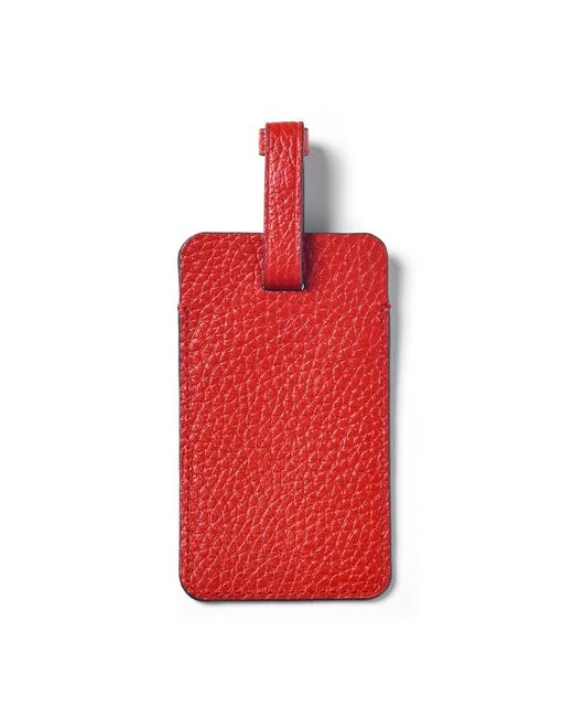 Aspinal Red Luggage Tag