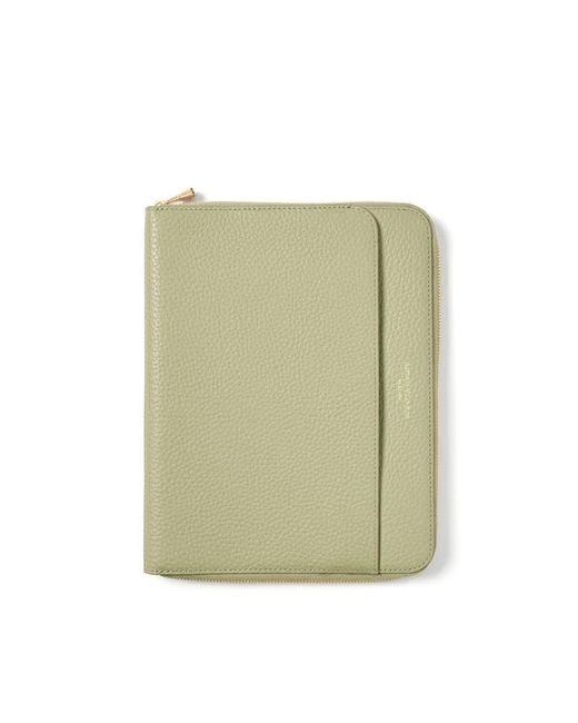 Aspinal Green A5 Compact Organiser Padfolio