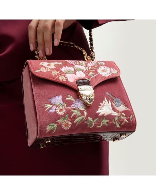 Aspinal Pink Midi Mayfair