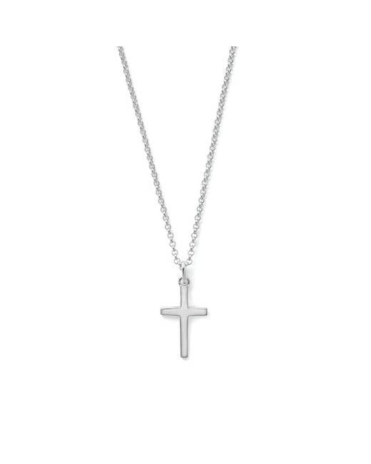 Aspinal Metallic Cross Pendant Necklace