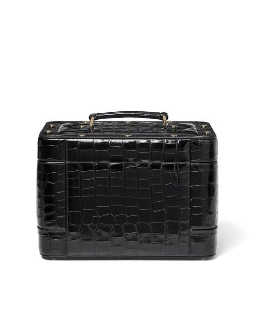 Aspinal Black Vanity Case