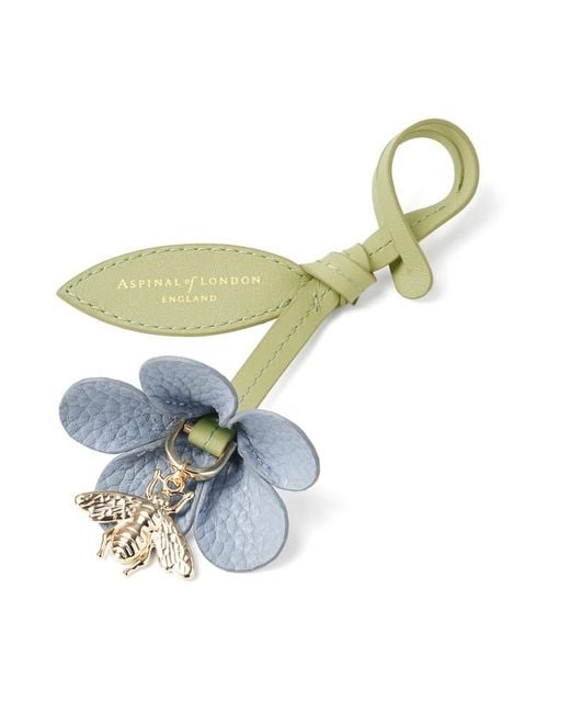 Aspinal Blue Wildflower & Bee Charm