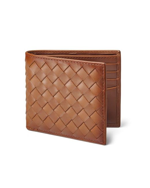 Aspinal Brown 8 Card Billfold Wallet for men