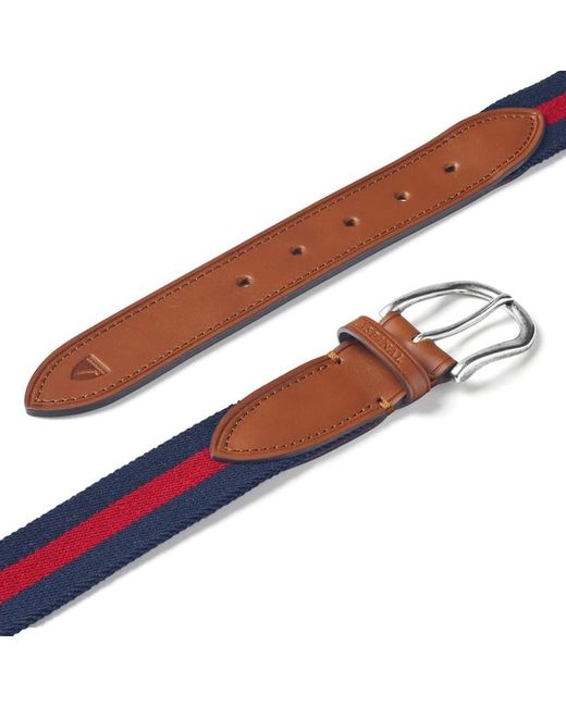 Aspinal Multicolor Webbing Belt for men