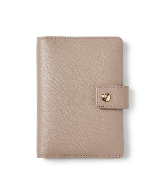 Aspinal Natural Duo Passport Cover