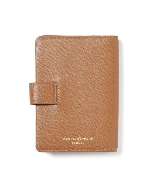 Aspinal Brown Duo Passport Cover