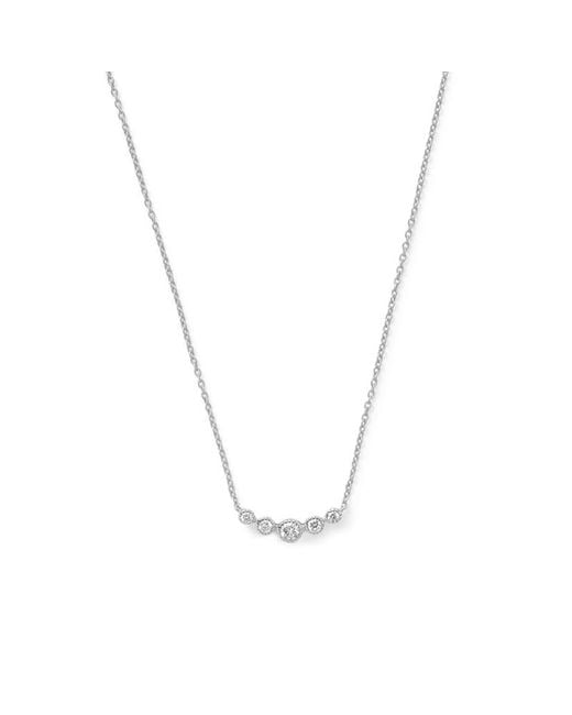 Aspinal Metallic Graduating Diamond Necklace