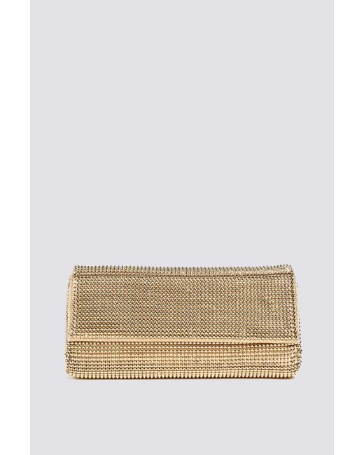 whiting and davis gold mesh clutch