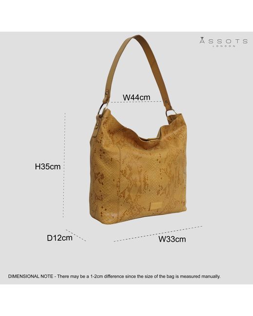 Selene Hobo bag in genuine leather