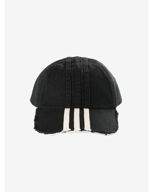 Y-3 Black Stripes Caps