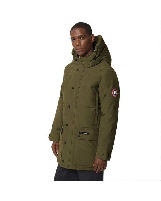 canada goose emory parka military green