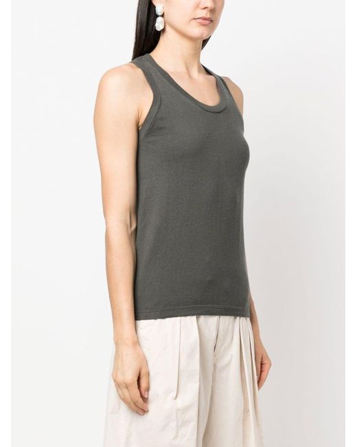 Extreme Cashmere Vest Top in Gray | Lyst