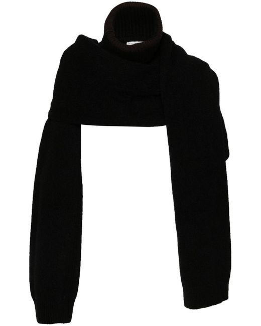 Dries Van Noten Black Modest Scarf for men