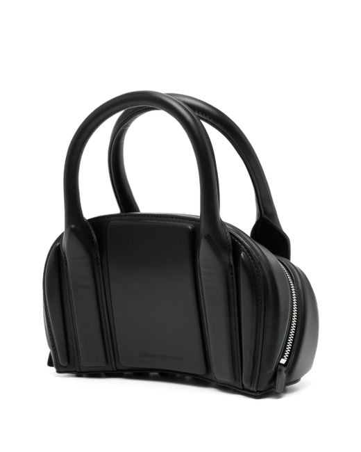 Alexander Wang Women Shoulder Strap Roc Small Top Handle Bag in Black