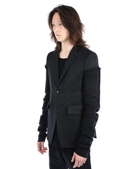 Rick Owens Black Weakiling Jacket for men