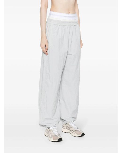 alexander wang white track pants