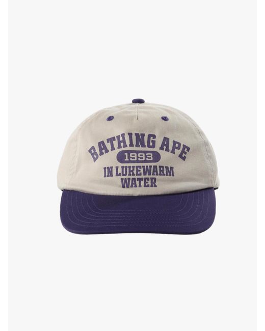 A Bathing Ape Blue Cap for men