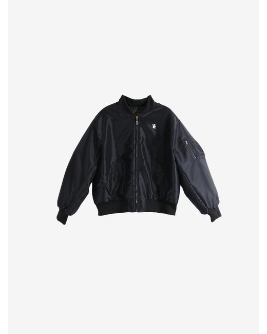 HELLSTAR Black Core Logo Bomber Jacket for men