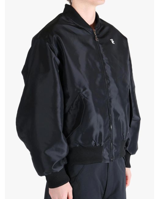 HELLSTAR Black Core Logo Bomber Jacket for men