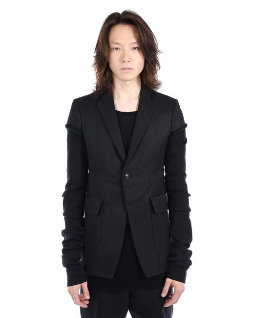 Rick Owens Black Weakiling Jacket for men