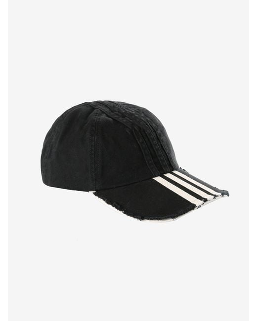 Y-3 Black Stripes Caps