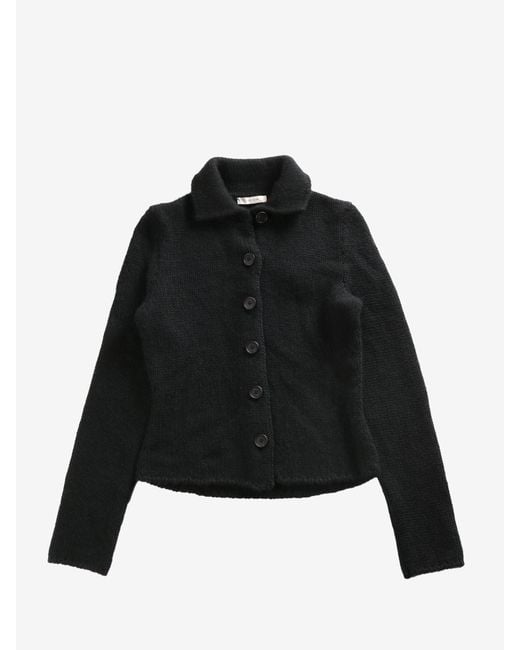 The Row Black Carus Jacket
