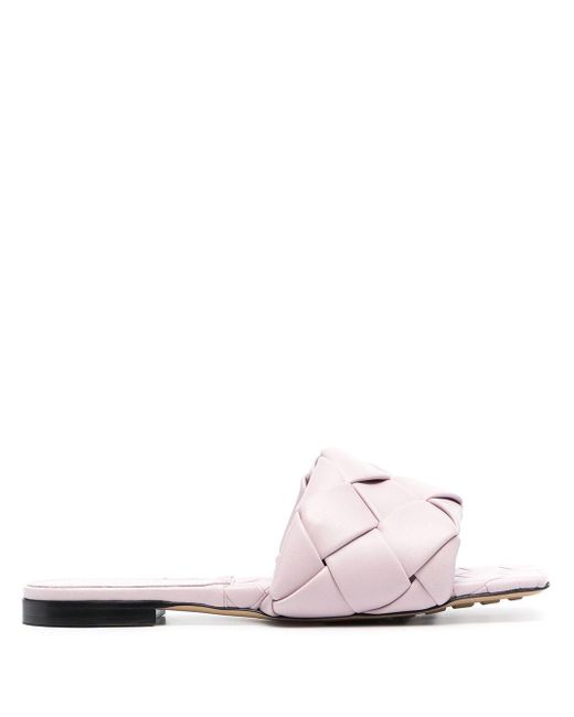 bottega veneta pink sandals