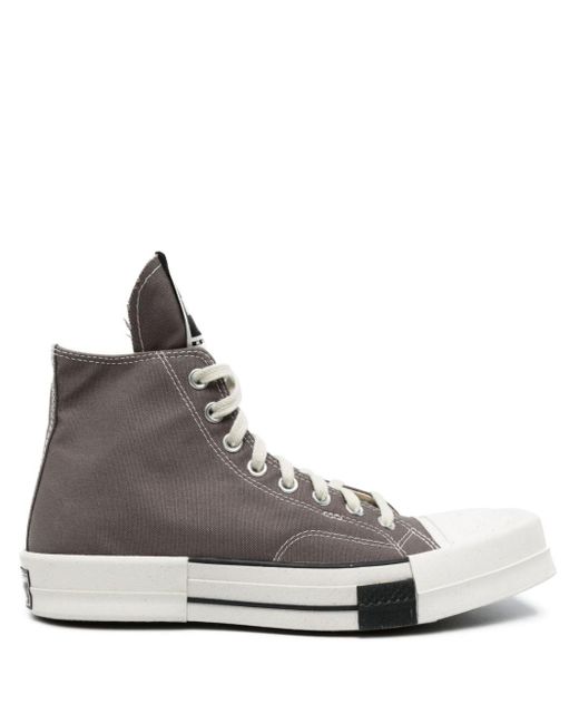 Rick Owens DRKSHDW x Converse Turbodrk Laceless Woven High-top Sneakers in  Brown | Lyst
