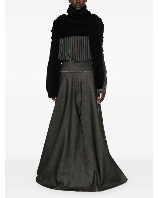 Dries Van Noten Black Modest Scarf for men