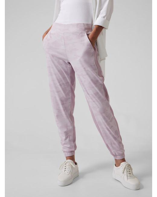 brooklyn camo lined jogger