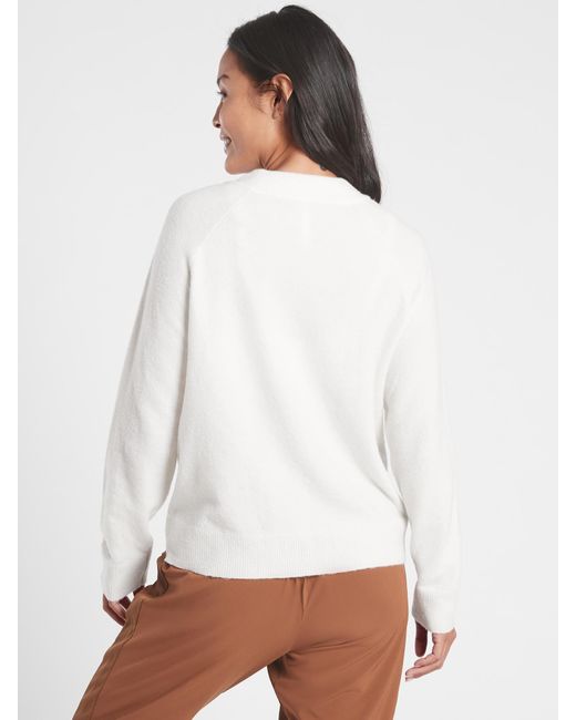 Athleta white sweater Clearance