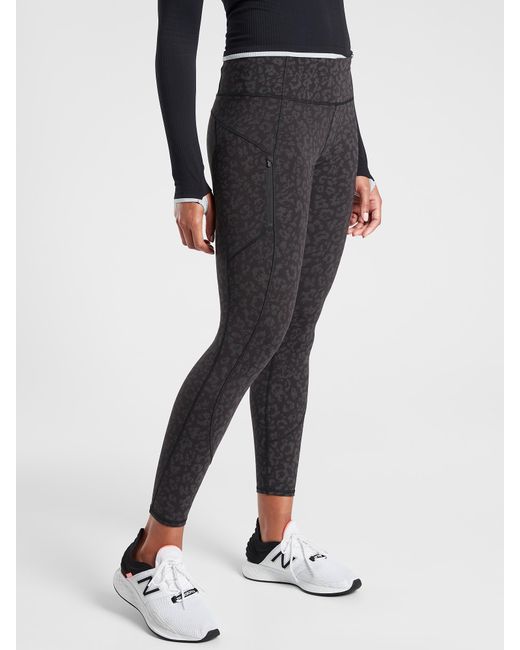 Athleta Rainier Reflective Leopard in 
