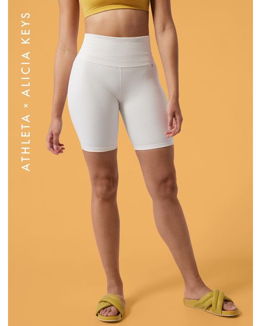 Athleta Keys Elation Rib 9 Short | Lyst