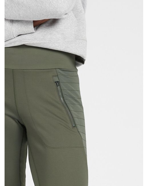 Athleta Peak Hybrid Fleece Tight in 