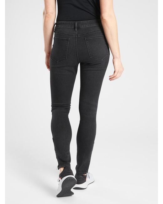 athleta black jeans