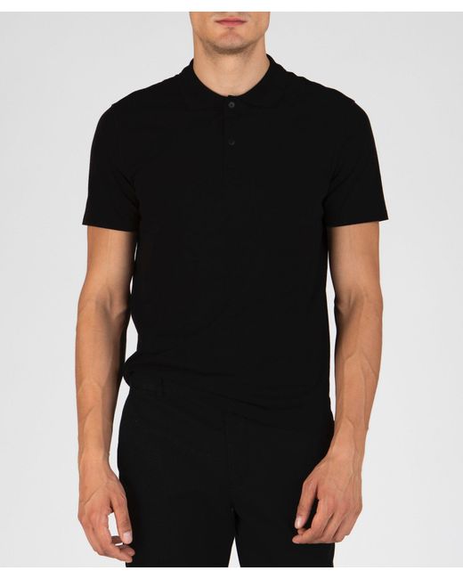 ATM Classic Jersey Polo in Black for Men - Lyst