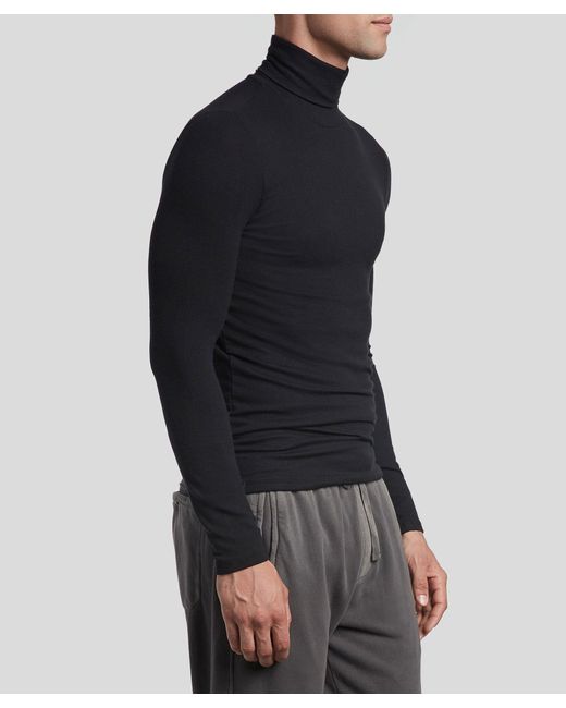 black long sleeve turtleneck men