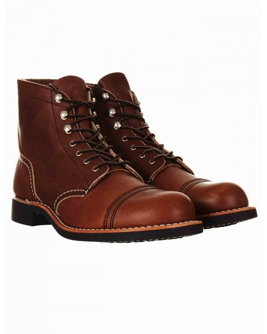 Red Wing Leather Women's 3365 Heritage Iron Ranger Boot in Brown Lyst