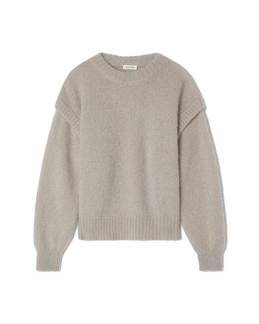 American Vintage Synthetic Pinobery Jumper - Lama in Brown - Lyst