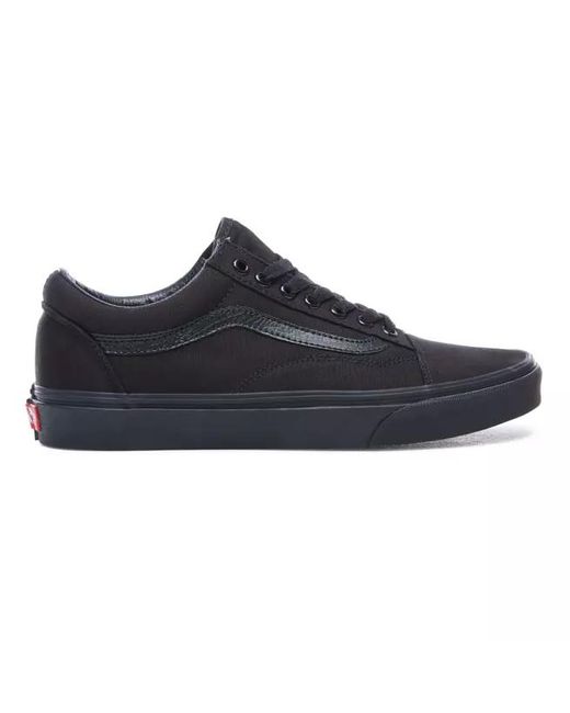 black vans canvas old skool